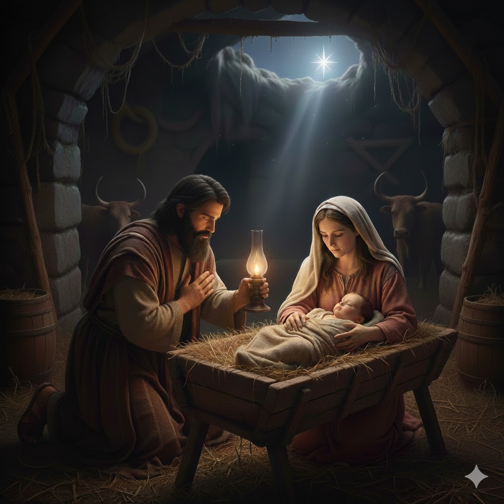 Jesus may not have actually been born in a stable but a room in a house where animals were kept
