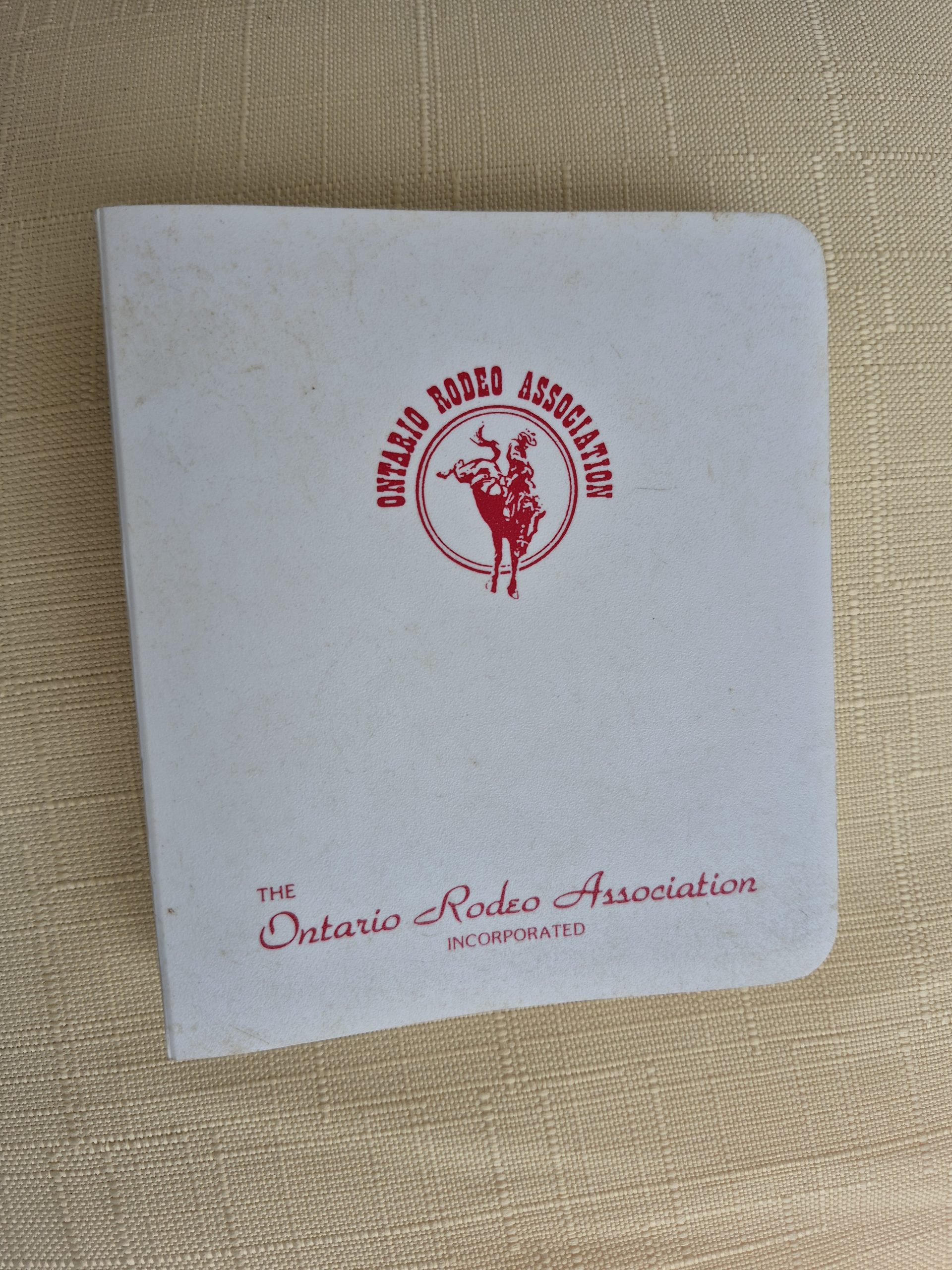 The Ontario Rodeo Association rule book from the 1990s